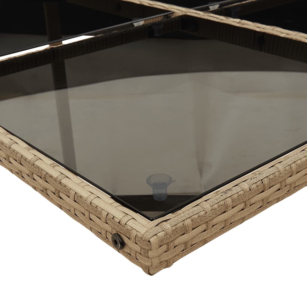 13-Delige Tuinset Met Kussens Poly Rattan