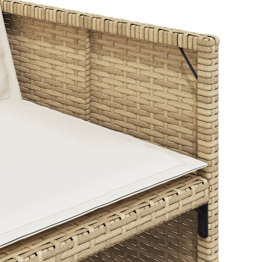 13-Delige Tuinset Met Kussens Poly Rattan
