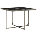 5-Delige Tuinset Met Kussens Poly Rattan