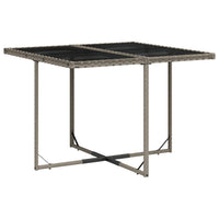 5-Delige Tuinset Met Kussens Poly Rattan
