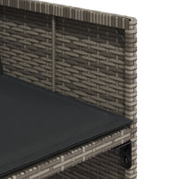 5-Delige Tuinset Met Kussens Poly Rattan