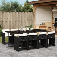 5-Delige Tuinset Met Kussens Poly Rattan