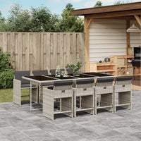 5-Delige Tuinset Met Kussens Poly Rattan