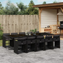 5-Delige Tuinset Met Kussens Poly Rattan
