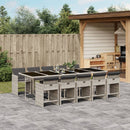 5-Delige Tuinset Met Kussens Poly Rattan