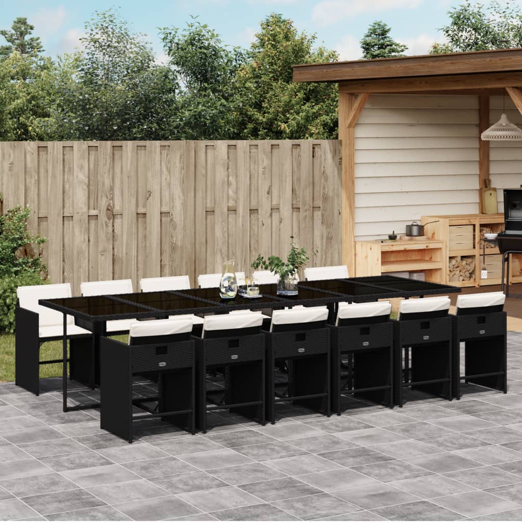 5-Delige Tuinset Met Kussens Poly Rattan