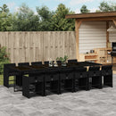 5-Delige Tuinset Met Kussens Poly Rattan