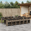 5-Delige Tuinset Met Kussens Poly Rattan