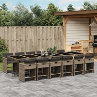 5-Delige Tuinset Met Kussens Poly Rattan
