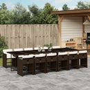 5-Delige Tuinset Met Kussens Poly Rattan