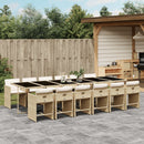 5-Delige Tuinset Met Kussens Poly Rattan