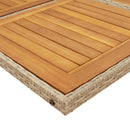 9-Delige Tuinset Met Kussens Poly Rattan