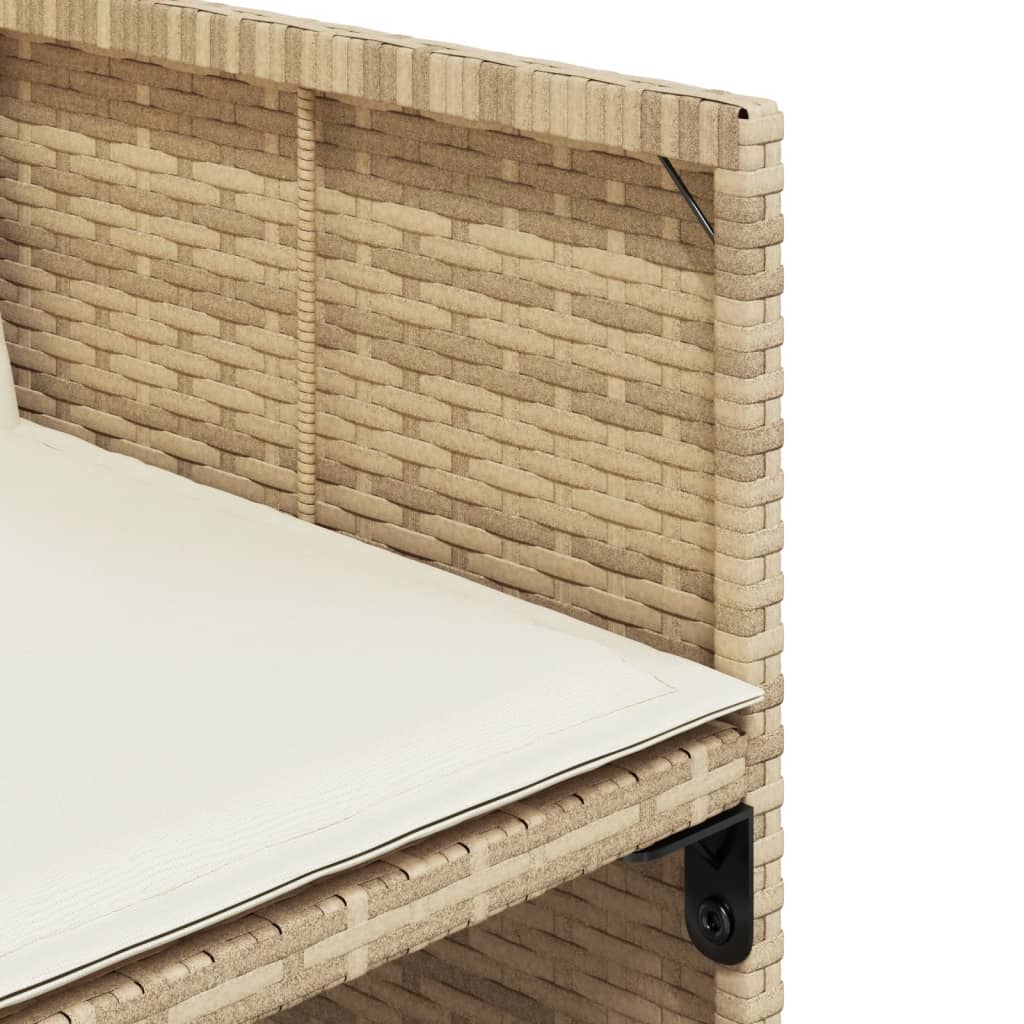 9-Delige Tuinset Met Kussens Poly Rattan