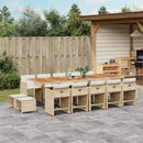 9-Delige Tuinset Met Kussens Poly Rattan