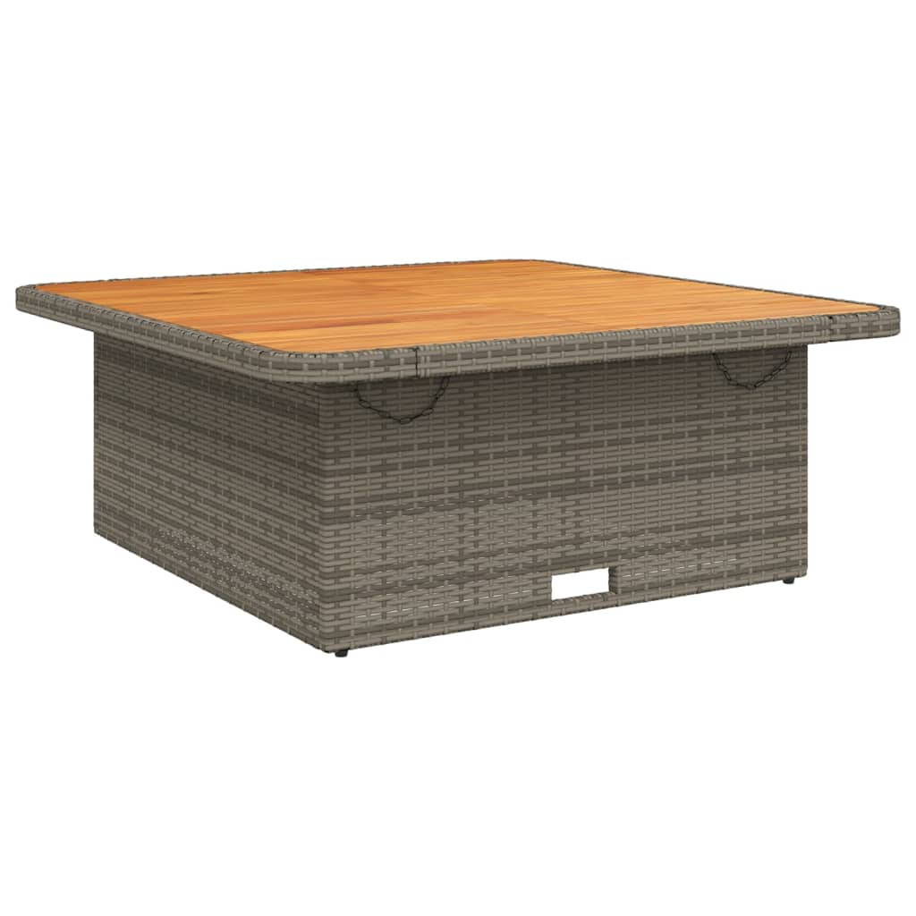 Tuinset Met Kussens Poly Rattan Grijs