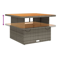 Tuinset Met Kussens Poly Rattan Grijs