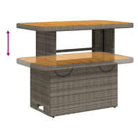 Tuinset Met Kussens Poly Rattan Grijs