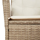 5-Delige Tuinset Met Kussens Poly Rattan Beige