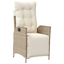 Tuinset Met Kussens Poly Rattan Beige