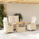 Tuinset Met Kussens Poly Rattan Beige