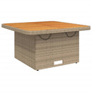 5-Delige Tuinset Met Kussens Poly Rattan Beige