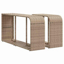 1 Tuinset Met Kussens Poly Rattan