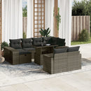 1 Tuinset Met Kussens Poly Rattan