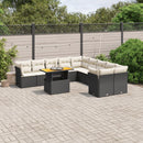 1 Tuinset Met Kussens Poly Rattan