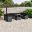 1 Tuinset Met Kussens Poly Rattan