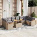 1 Tuinset Met Kussens Poly Rattan