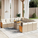 1 Tuinset Met Kussens Poly Rattan