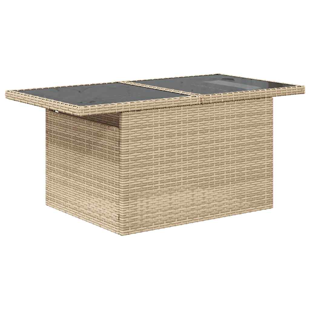 1 Tuinset Met Kussens Poly Rattan