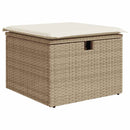 1 Tuinset Met Kussens Poly Rattan