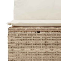 1 Tuinset Met Kussens Poly Rattan