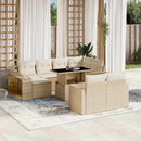1 Tuinset Met Kussens Poly Rattan