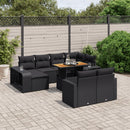 1 Tuinset Met Kussens Poly Rattan
