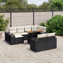 1 Tuinset Met Kussens Poly Rattan