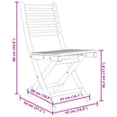 5-Delige Tuinset Bamboe Taupe