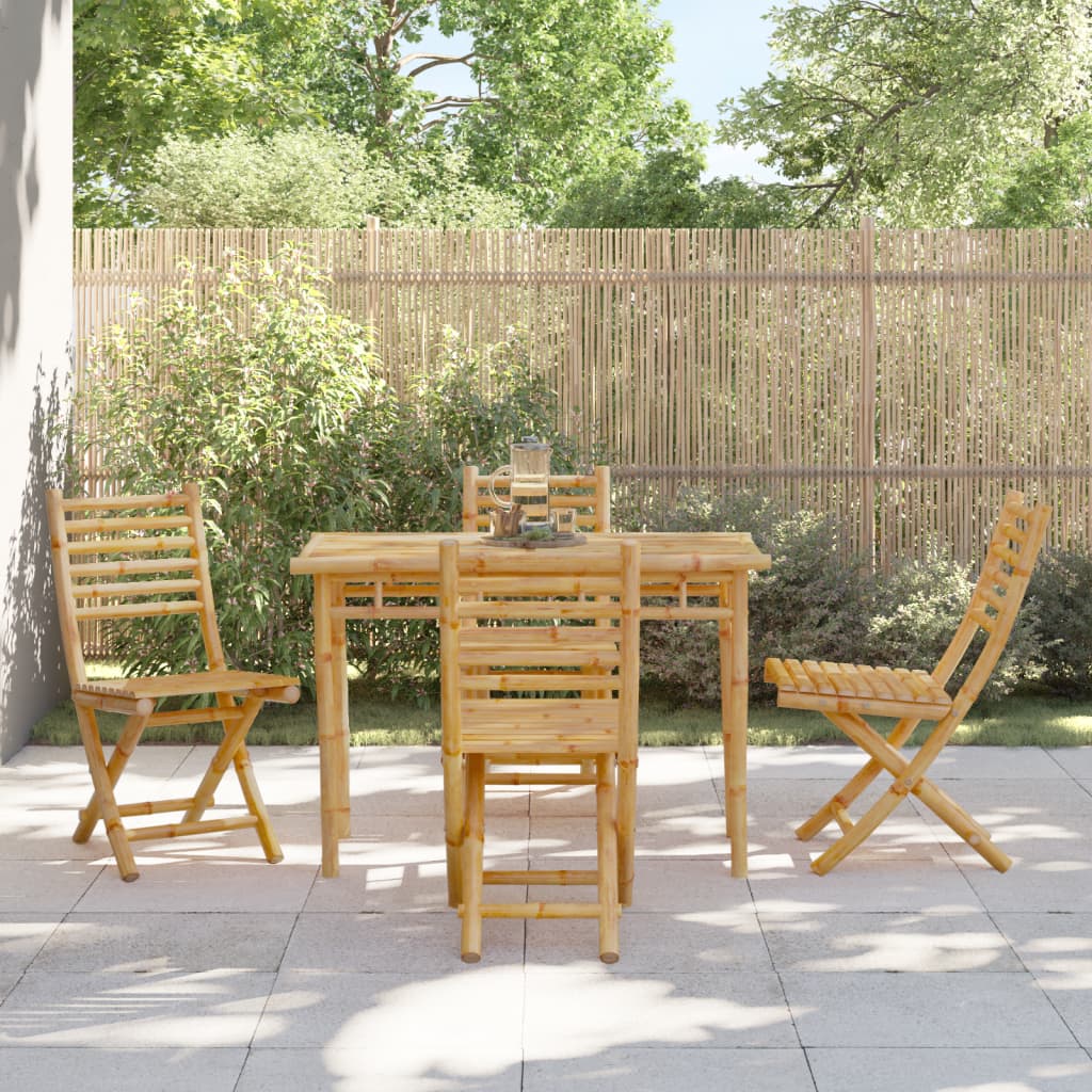 5-Delige Tuinset Bamboe Taupe