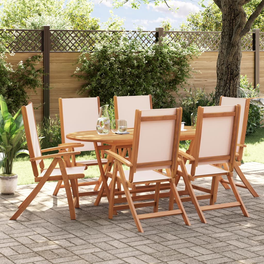 7-Delige Tuinset Massief Acaciahout