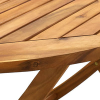 7-Delige Tuinset Polypropeen En Massief Hout