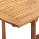 7-Delige Tuinset Massief Hout En Stof