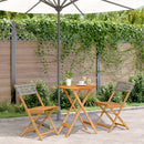 5-Delige Tuinset Poly Rattan En Massief Hout