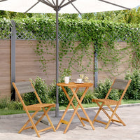 5-Delige Tuinset Polypropeen En Massief Hout