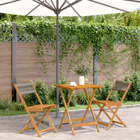 5-Delige Tuinset Polypropeen En Massief Hout