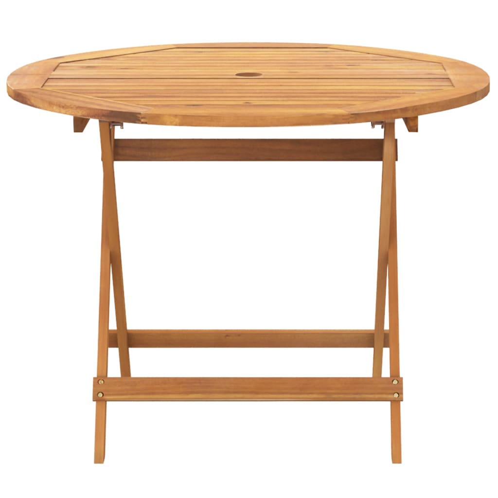 5-Delige Tuinset Poly Rattan En Massief Hout