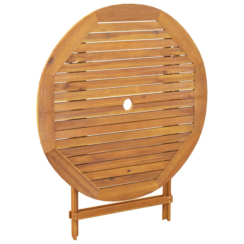 5-Delige Tuinset Polypropeen En Massief Hout