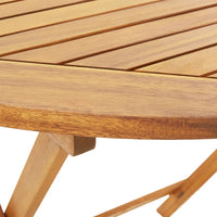 5-Delige Tuinset Massief Hout En Stof