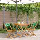 5-Delige Tuinset Massief Hout En Stof