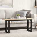 Eettafel Massief Grenenhout En Staal